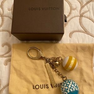 100% Authentic Louis Vuitton Mini Lin Croisette in yellow/white/turquoise EUC